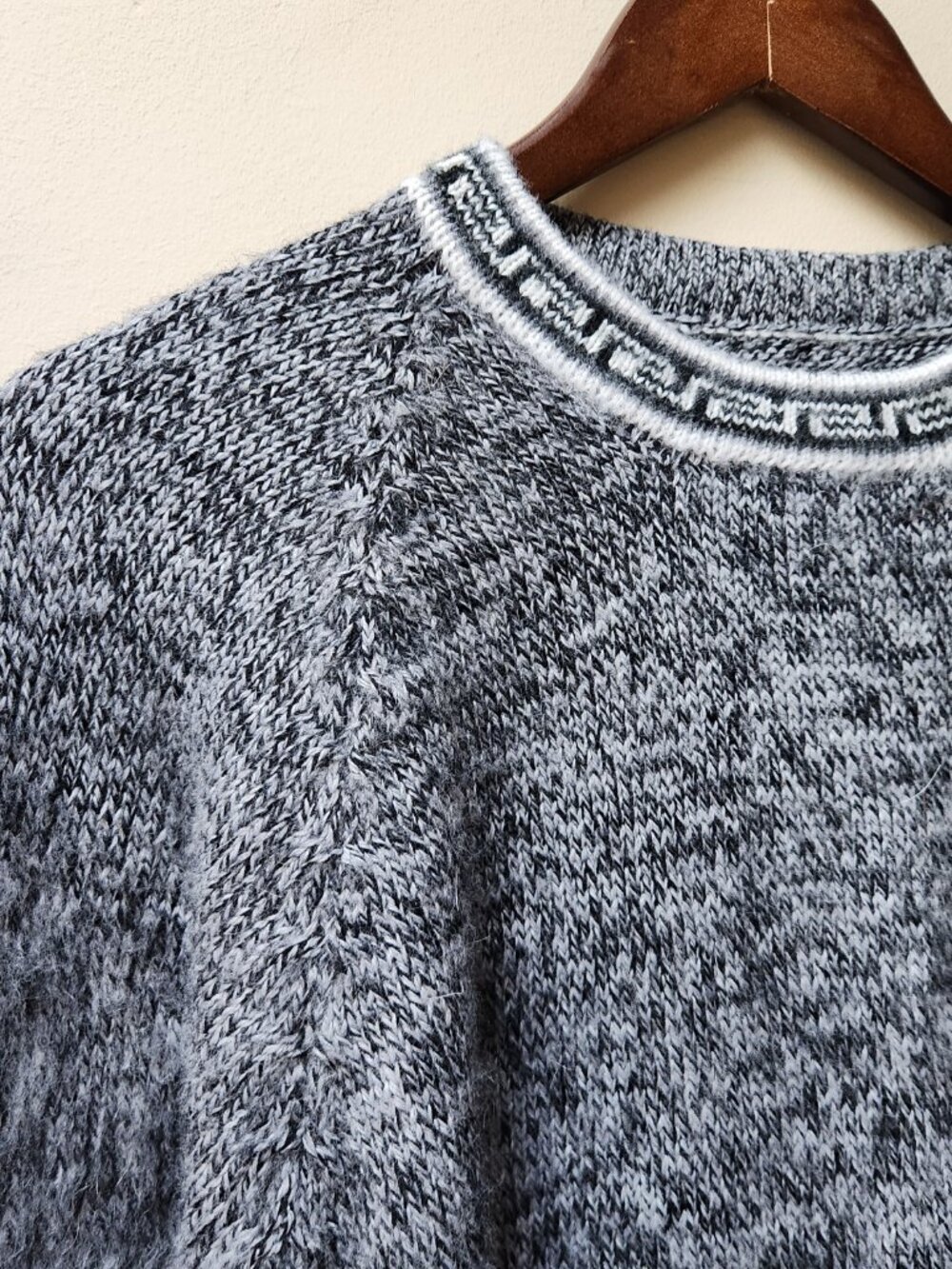 Grey Alpaca knit sweater